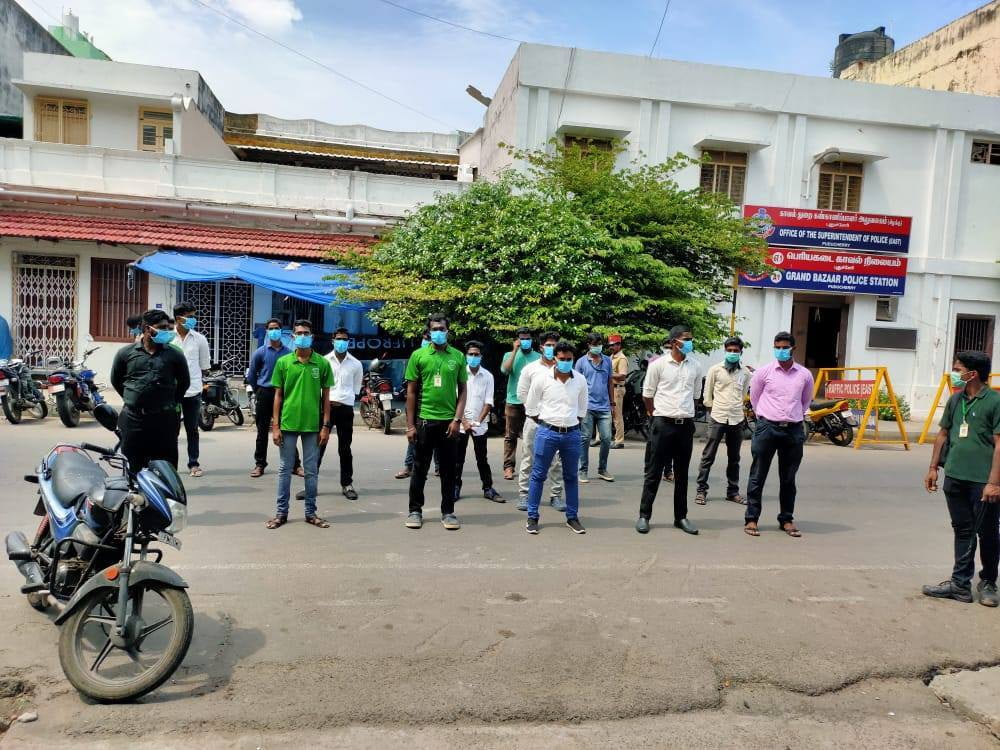 Rescue Team Volunteers On Duty